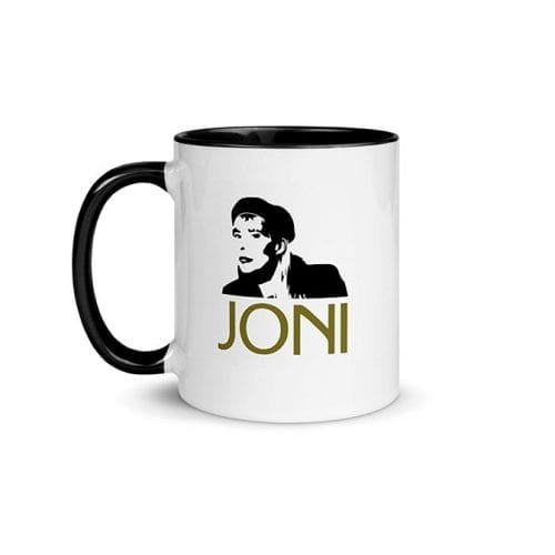 Joni – Version 1 (11 oz. Coffee Mug with Black Rim, Inside, and Handle)