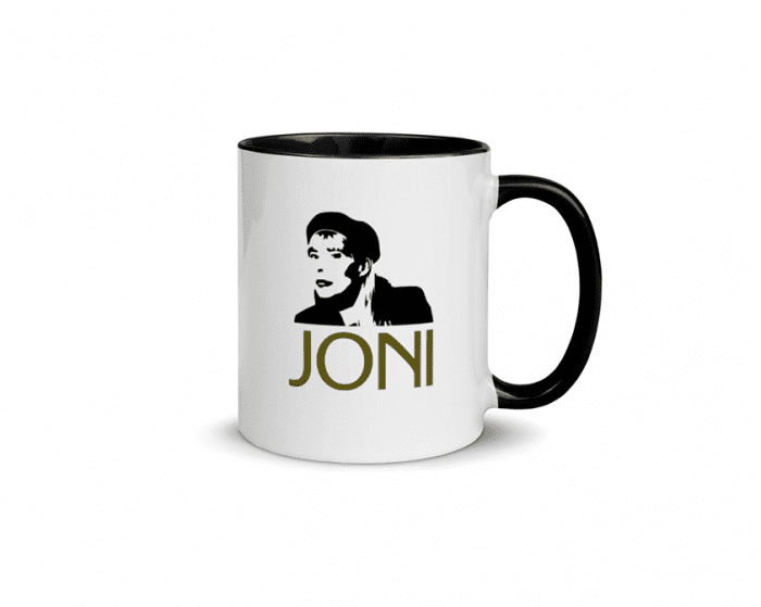 Joni – Version 1 (11 oz. Coffee Mug with Black Rim, Inside, and Handle)