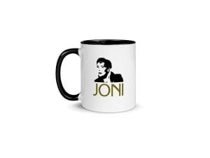 Joni – Version 1 (11 oz. Coffee Mug with Black Rim, Inside, and Handle)