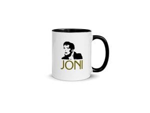 Joni – Version 1 (11 oz. Coffee Mug with Black Rim, Inside, and Handle)