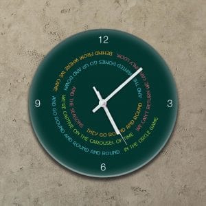 Glass Clock – The Circle Game