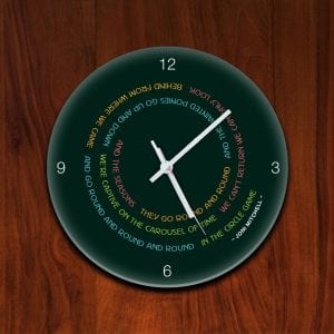 Glass Clock – The Circle Game