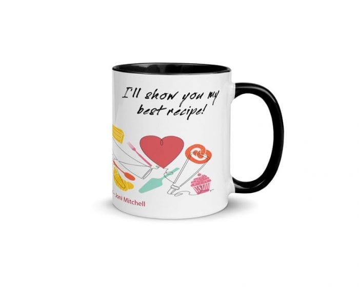 Raised On Robbery (11 oz. Coffee Mug with Black Rim, Inside, and Handle)