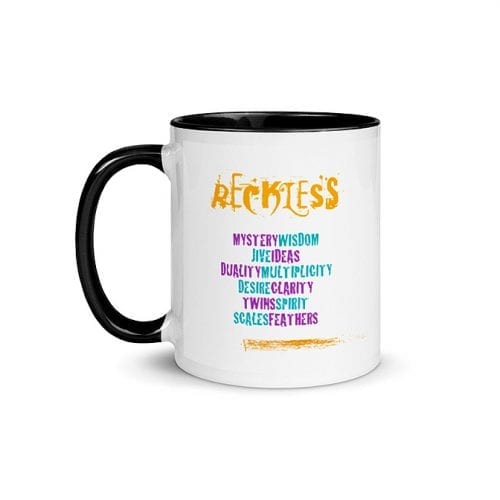 Don Juan's Reckless Daughter (11 oz. Coffee Mug with Black Rim, Inside, and Handle)