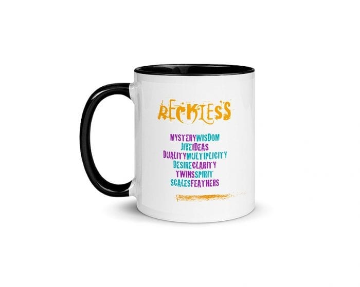 Don Juan's Reckless Daughter (11 oz. Coffee Mug with Black Rim, Inside, and Handle)