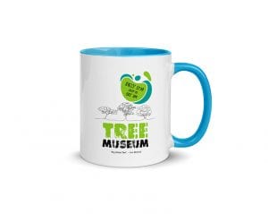 Big Yellow Taxi - Version 2 (11 oz. Coffee Mug with Blue Rim, Inside, and Handle)