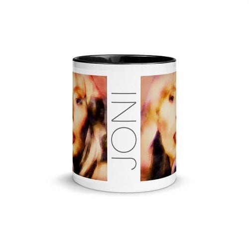 Joni - Version 1 (11 oz. Coffee Mug with Black Rim, Inside, and Handle)