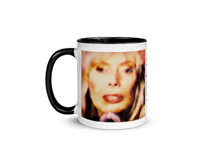 Joni - Version 1 (11 oz. Coffee Mug with Black Rim, Inside, and Handle)