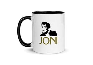 Joni – Version 1 (11 oz. Coffee Mug with Black Rim, Inside, and Handle)