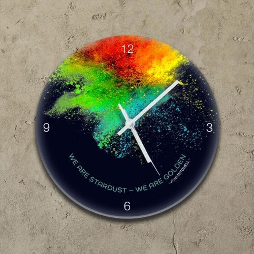 Glass Clock – Woodstock