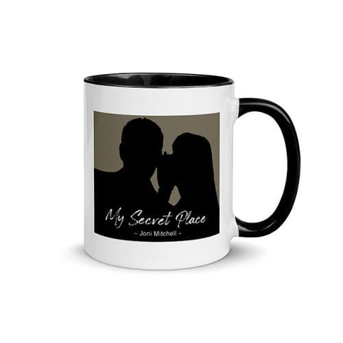 My Secret Place (11 oz. Coffee Mug with Black Rim, Inside, and Handle)