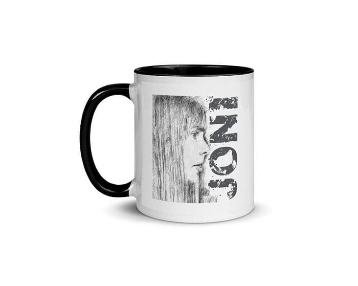 Joni - Version 4 (11 oz. Coffee Mug with Black Rim, Inside, and Handle)