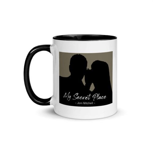 My Secret Place (11 oz. Coffee Mug with Black Rim, Inside, and Handle)